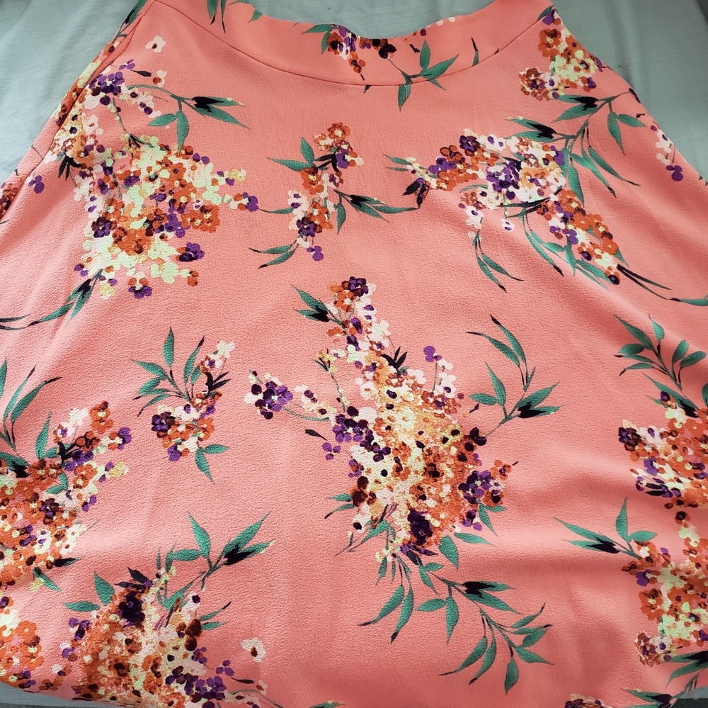 Eva Mendes floral circle skirt size 16